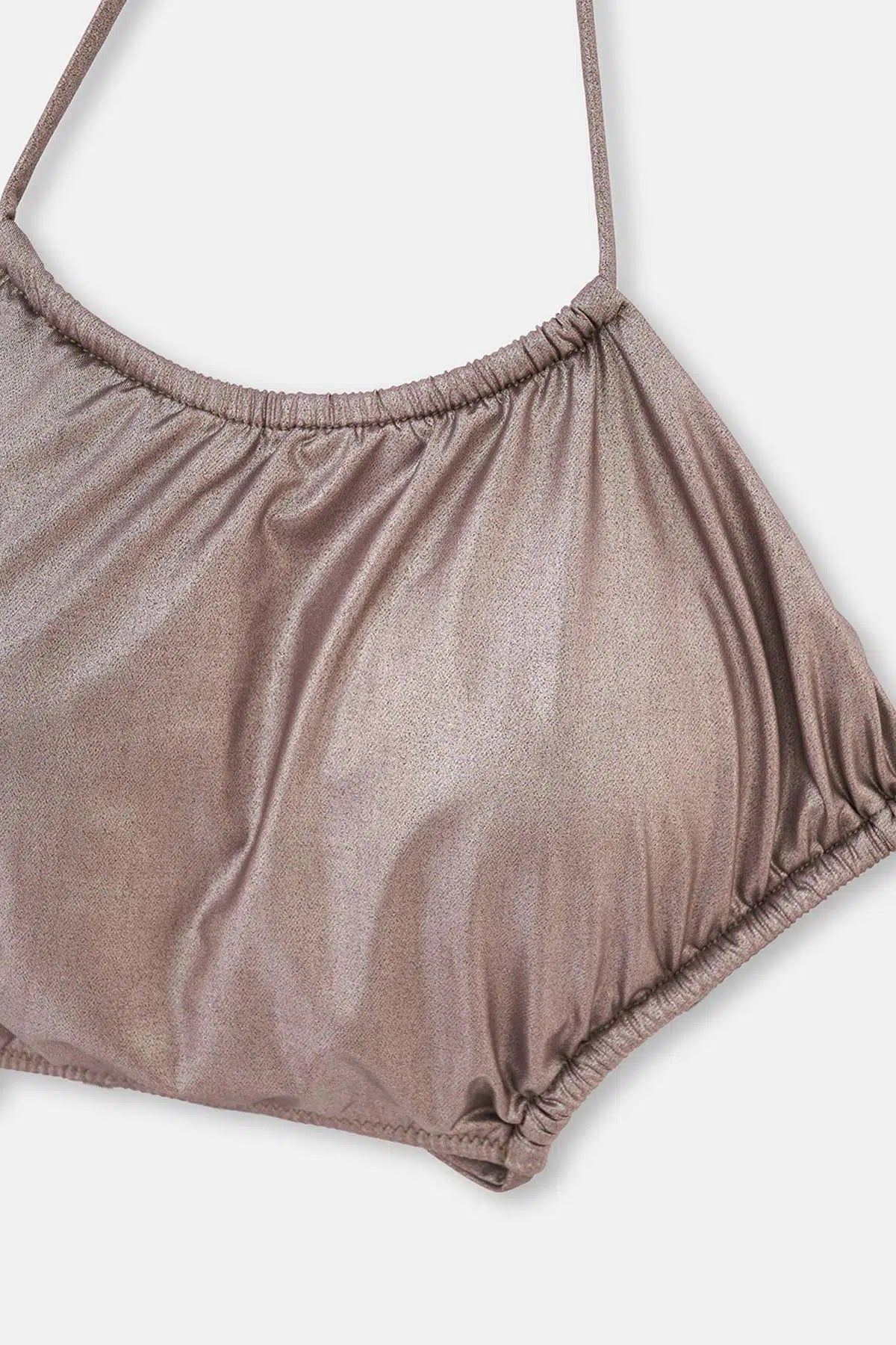 Vizon Halter Yaka Bikini Üst