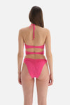 Fuşya Bralet Bikini Üstü