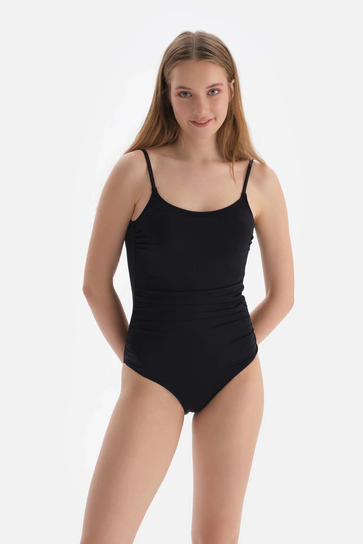 Siyah Korseli Toparlayıcı Mayo