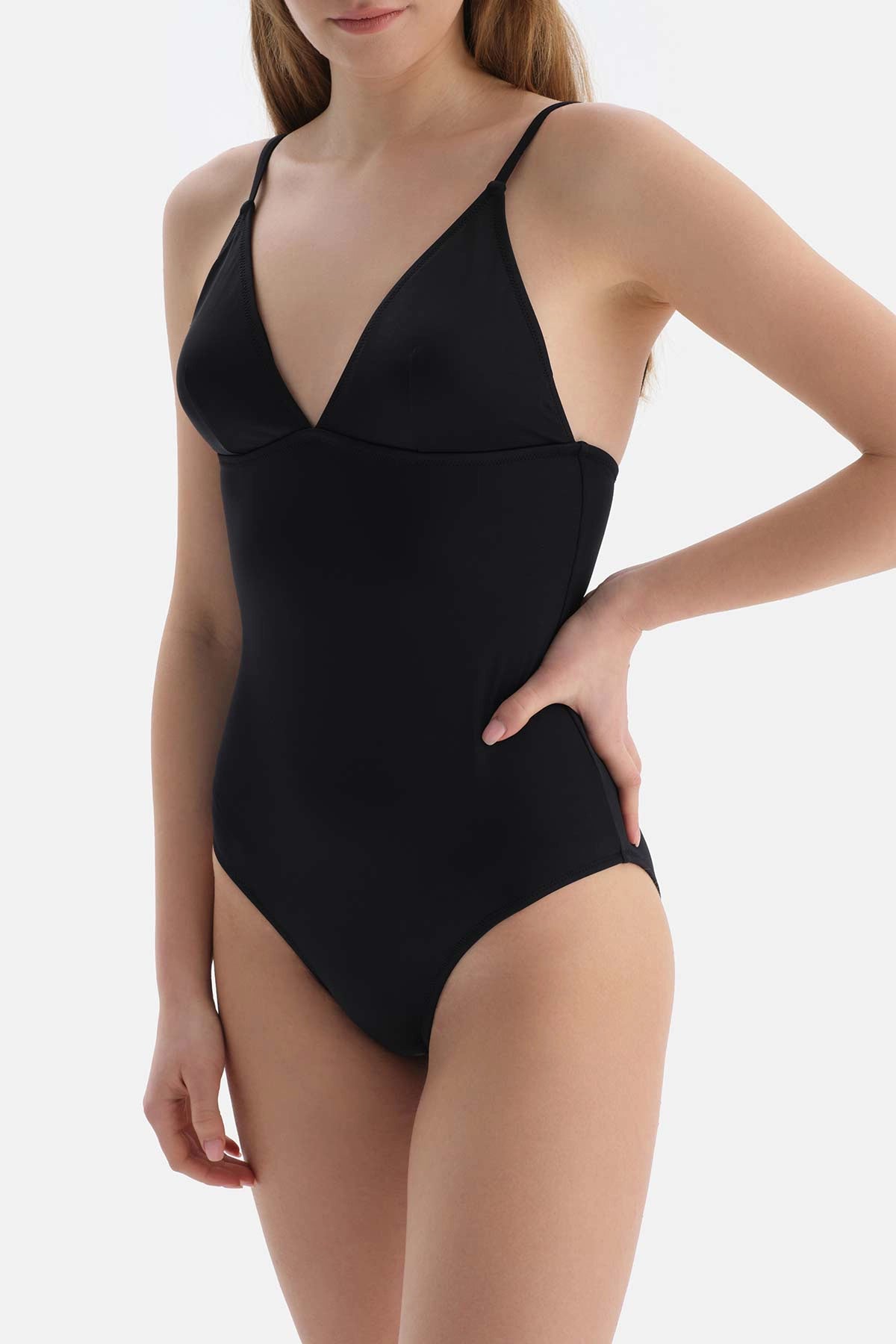 Siyah Balensiz Üçgen Mayo