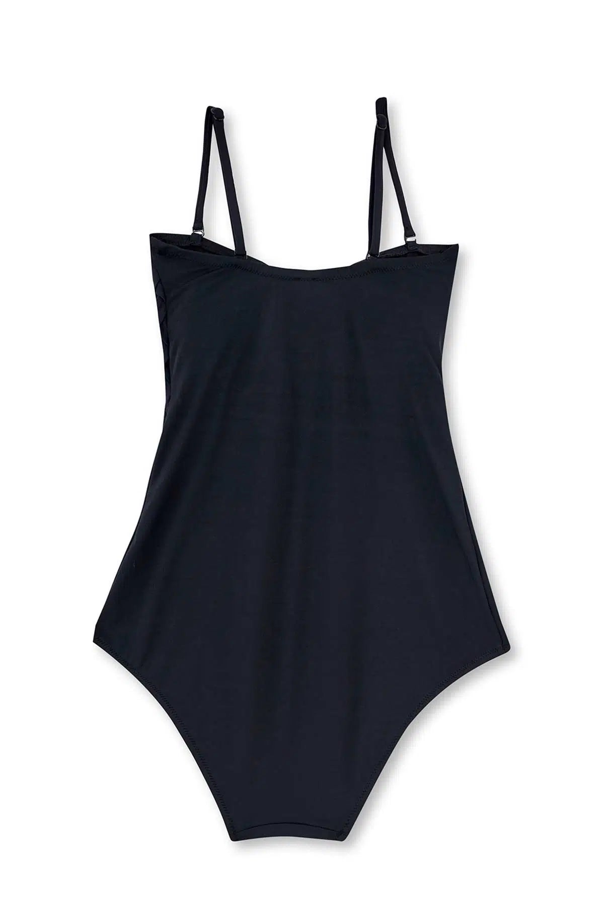 Siyah Balensiz Straplez Mayo