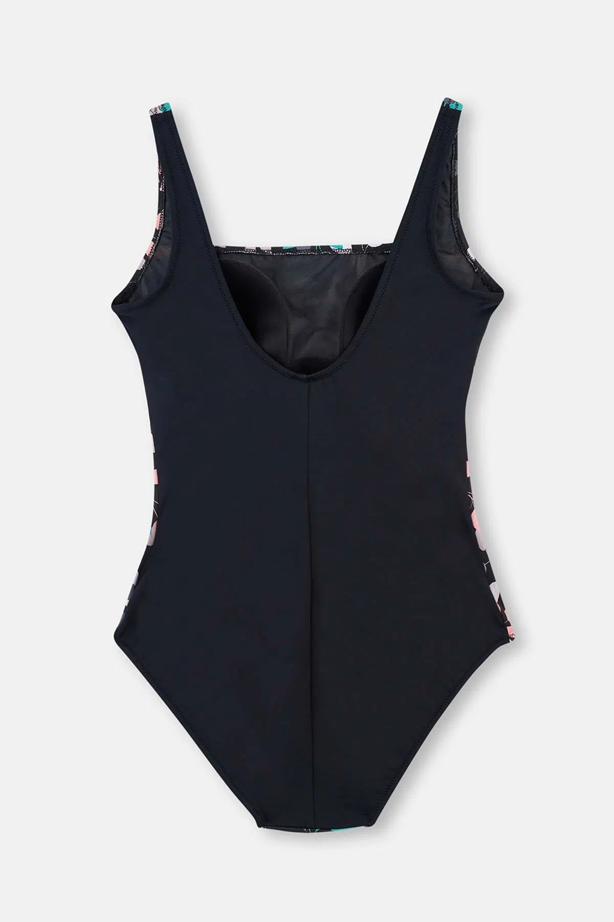 Siyah - Yeşil Korseli Toparlayıcı Mayo