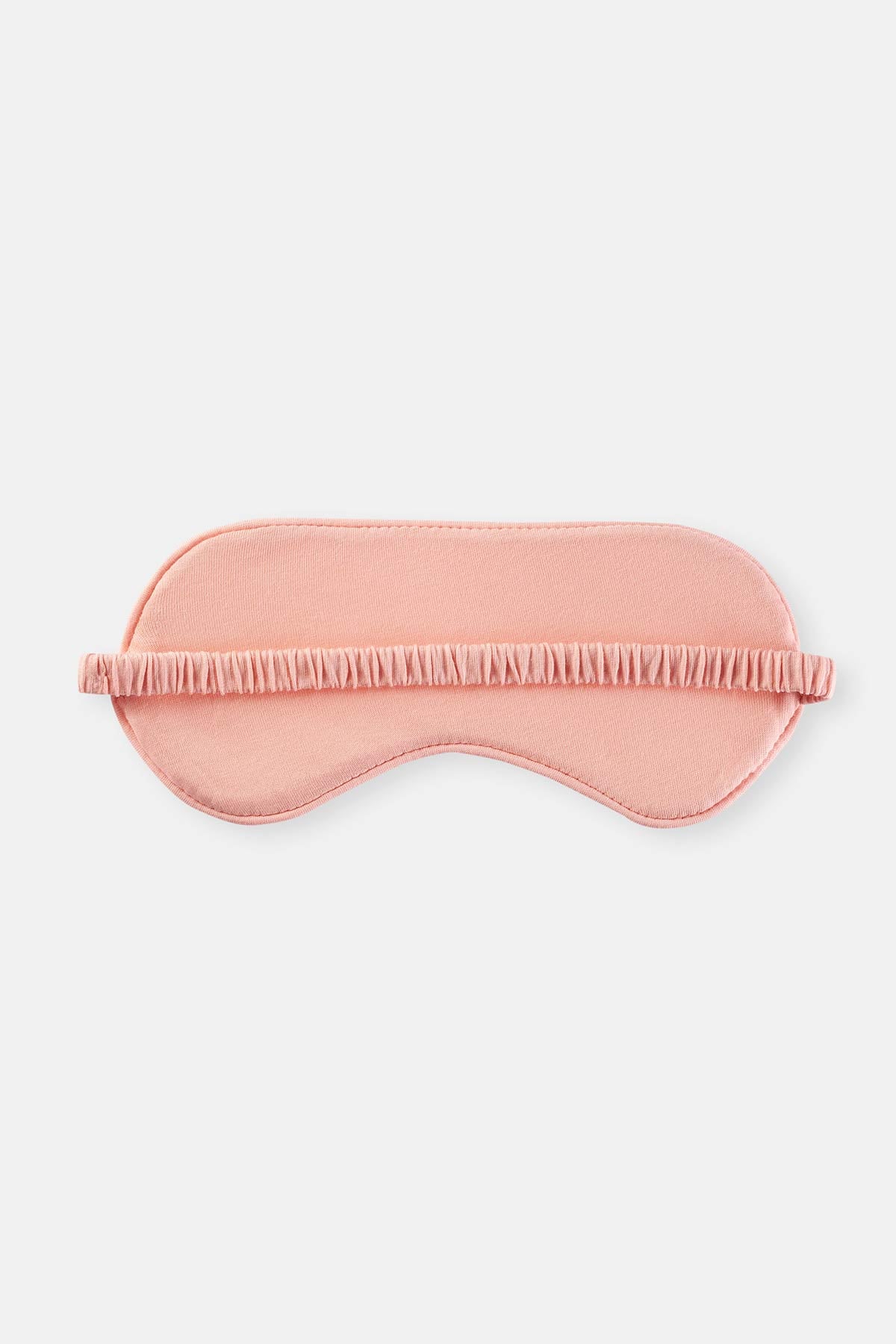 Açık Pembe Kadın Uyku Gözlüğü Kalp Desen