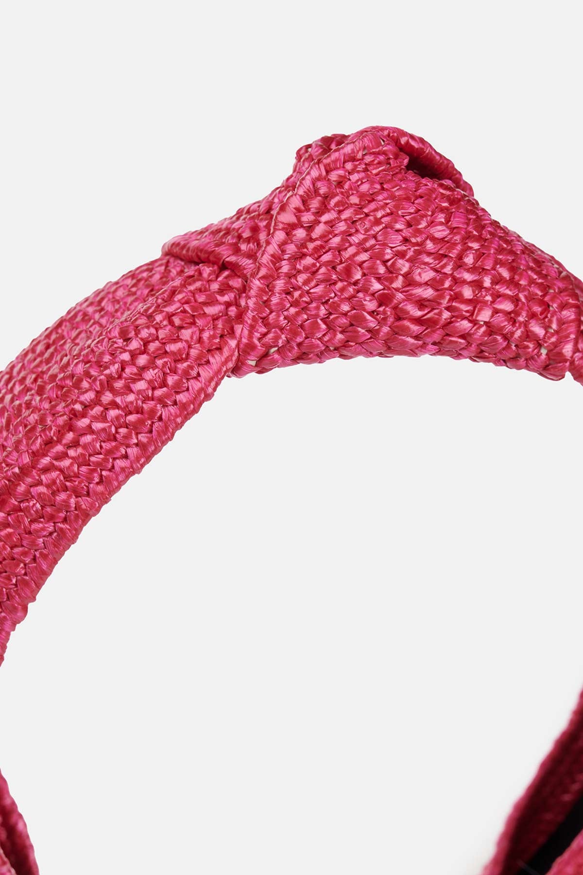 Pembe Kadın Hasır Taç Düğüm