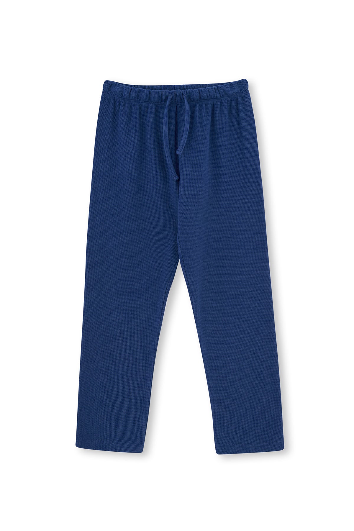 Lacivert Slogan Baskı Detaylı Uzun Kollu Pijama Takımı