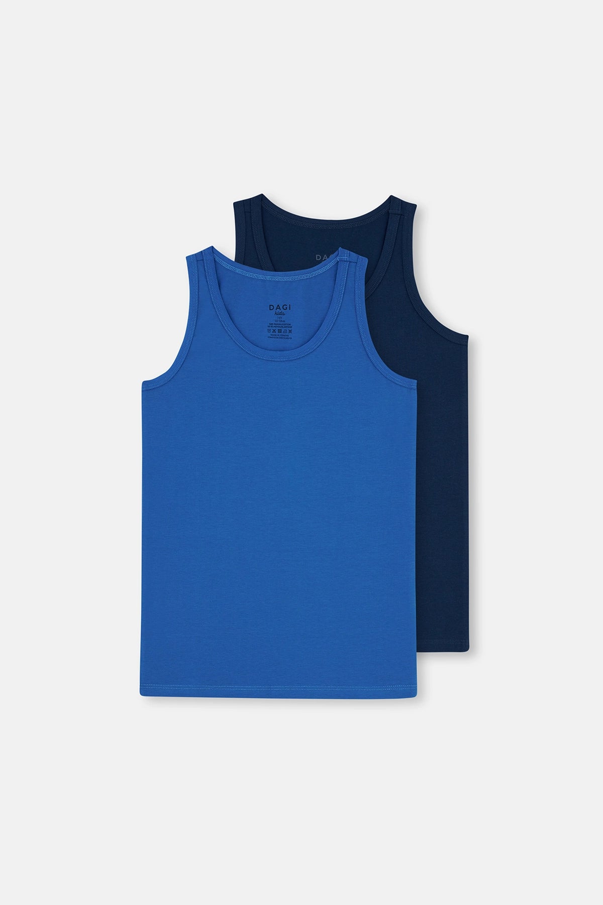 Multicolor 2'Li Erkek Çocuk Pamuk Atlet