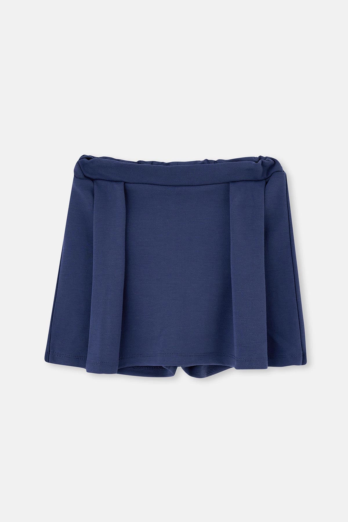 Lacivert Interlok Şort Etek