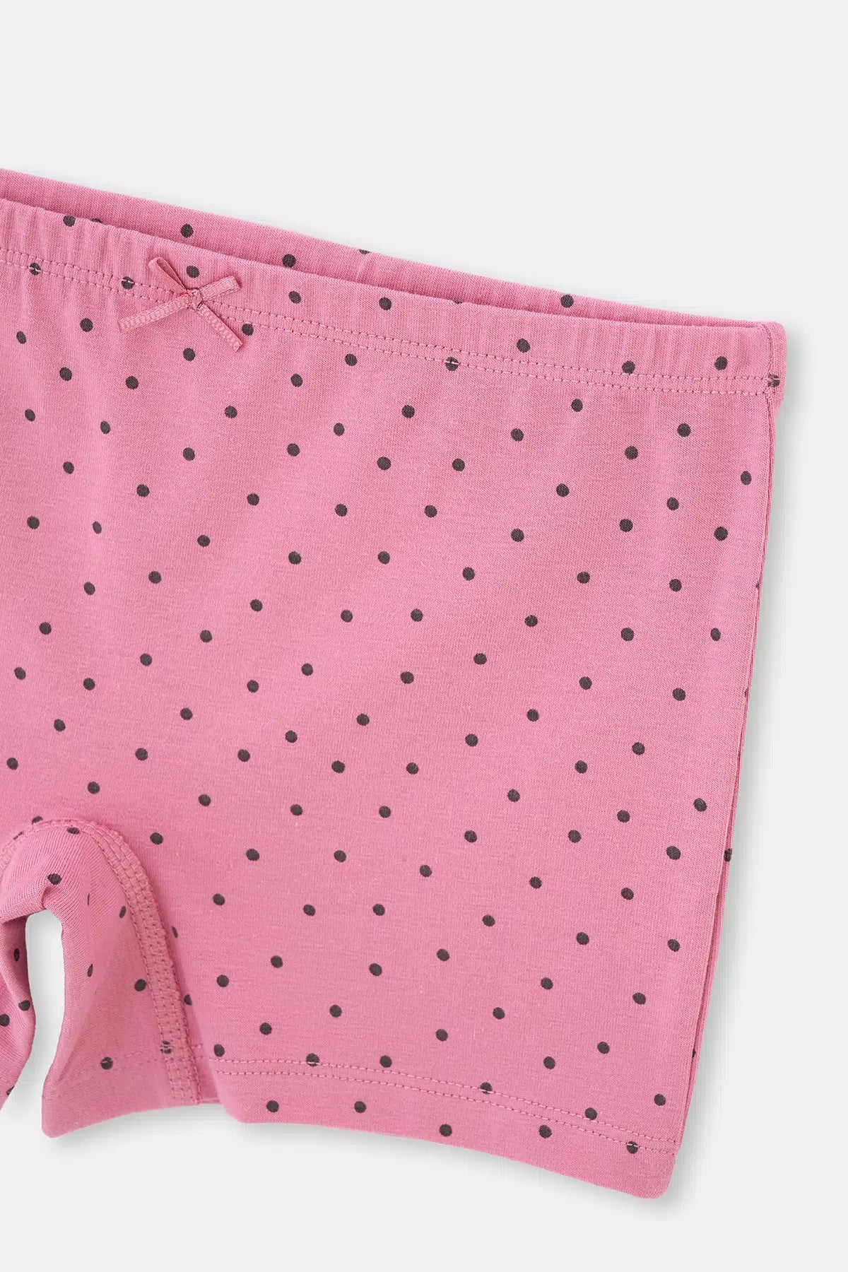 Pudra 2'Li Baskılı Kız Çocuk Boxer