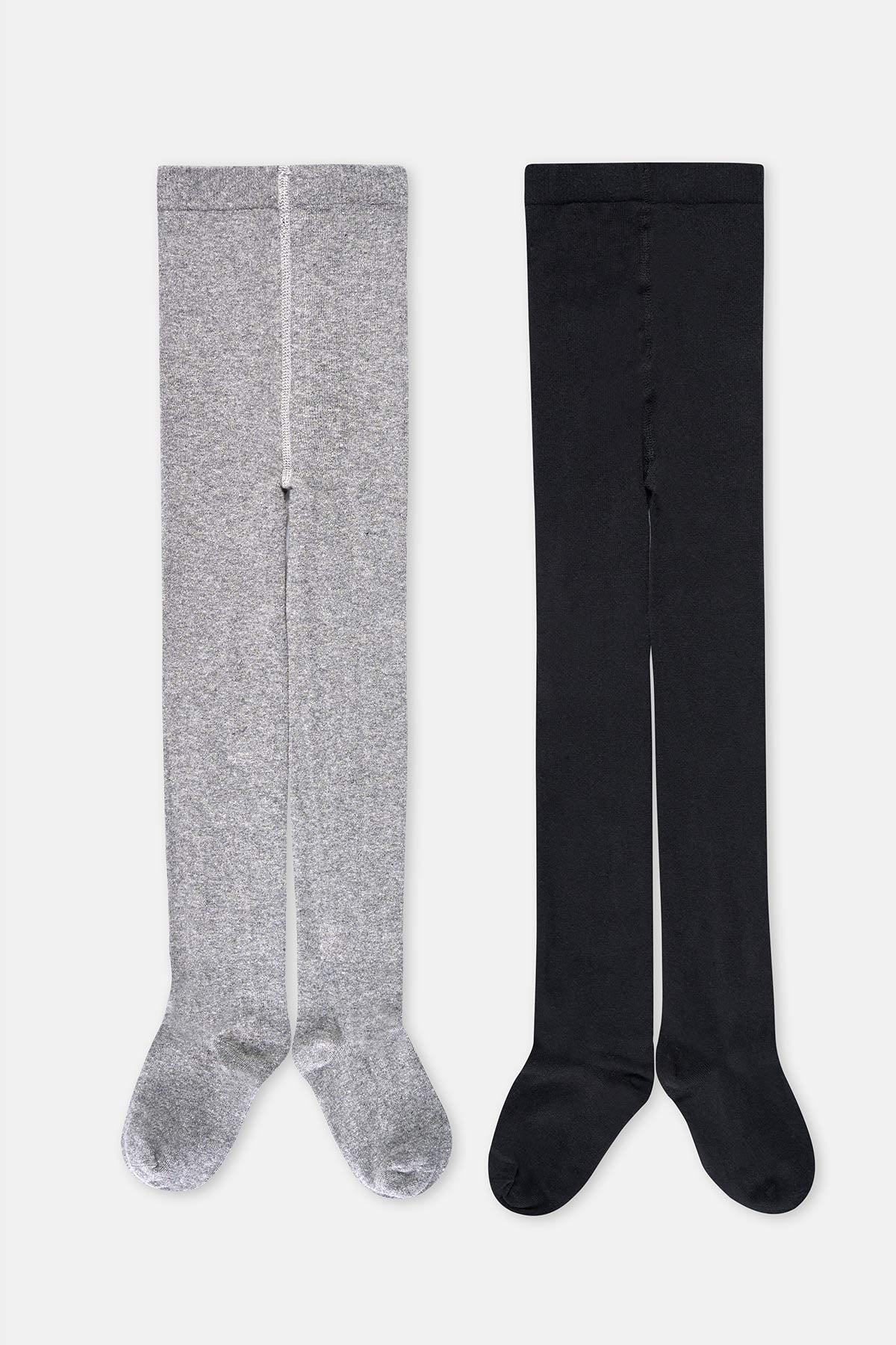 Grimelanj - Siyah Kız Çocuk 2'Li Külotlu Çorap