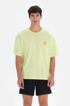 Açık Yeşil Dagi Active Dağ Baskılı T-Shirt