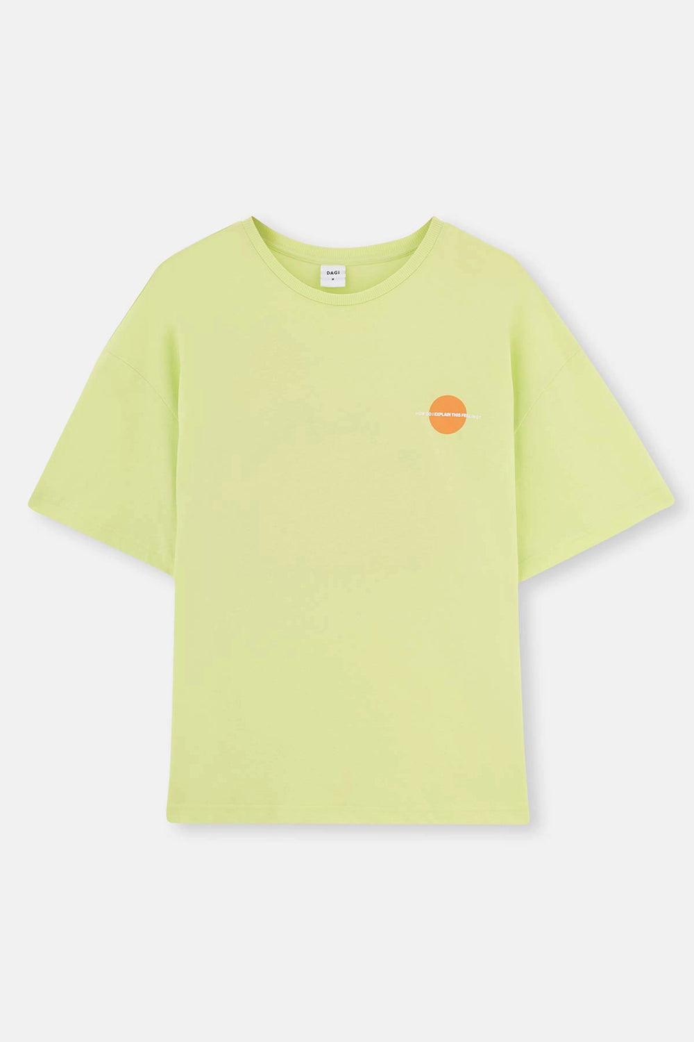 Açık Yeşil Dagi Active Dağ Baskılı T-Shirt