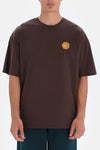 Koyu Kahve Dagi Active Sırt Baskı Detaylı T-Shirt
