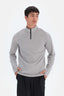 Açık Gri Dagi Active Fermuar Yaka Sweatshirt