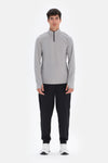 Açık Gri Dagi Active Fermuar Yaka Sweatshirt
