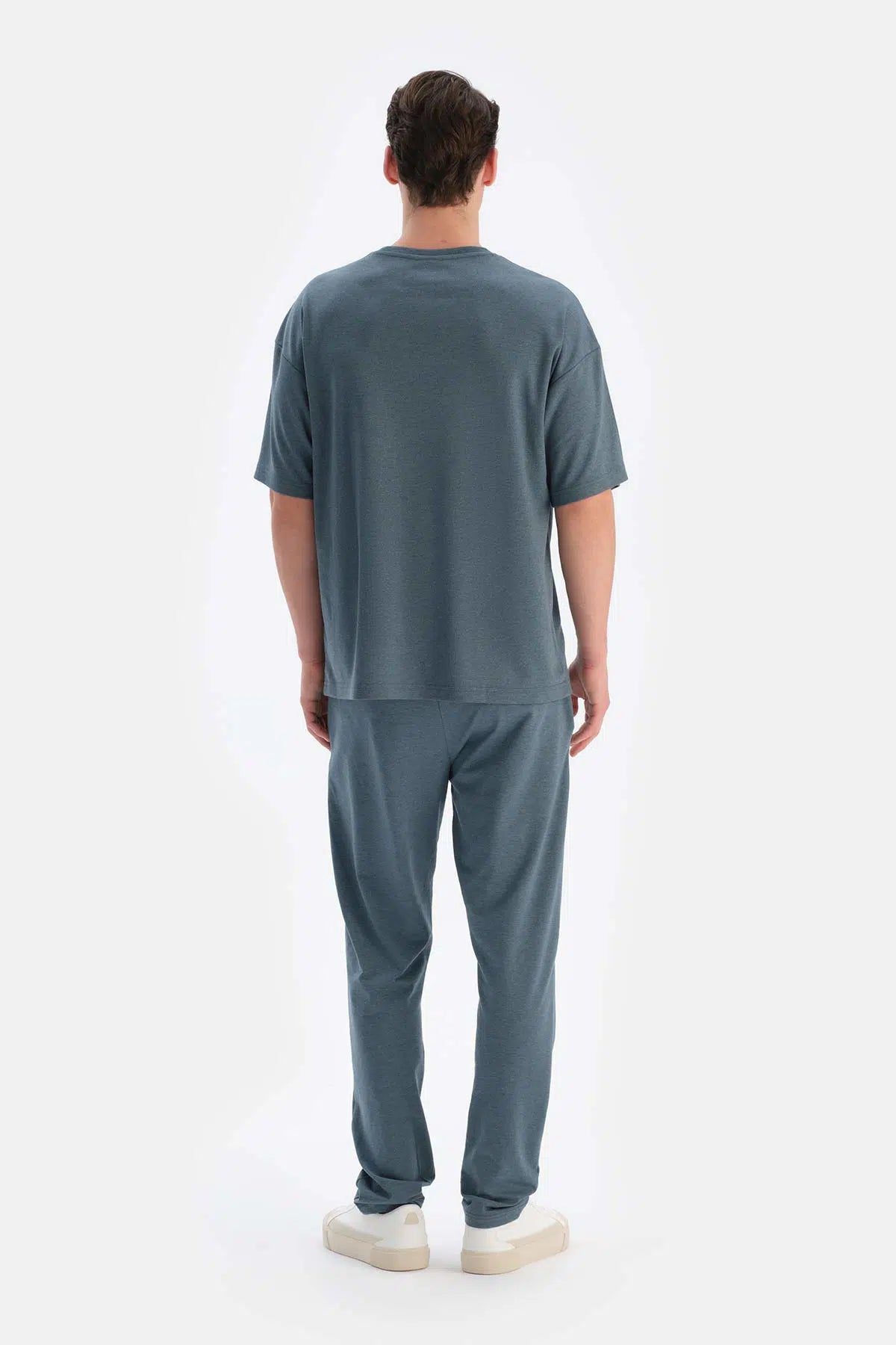 Indigo Bisiklet Yaka Oversize Everfresh T-Shirt