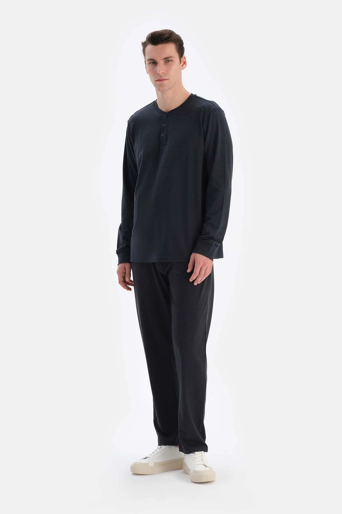 Füme Regular Fit Boru Paça Everfresh Pijama Altı