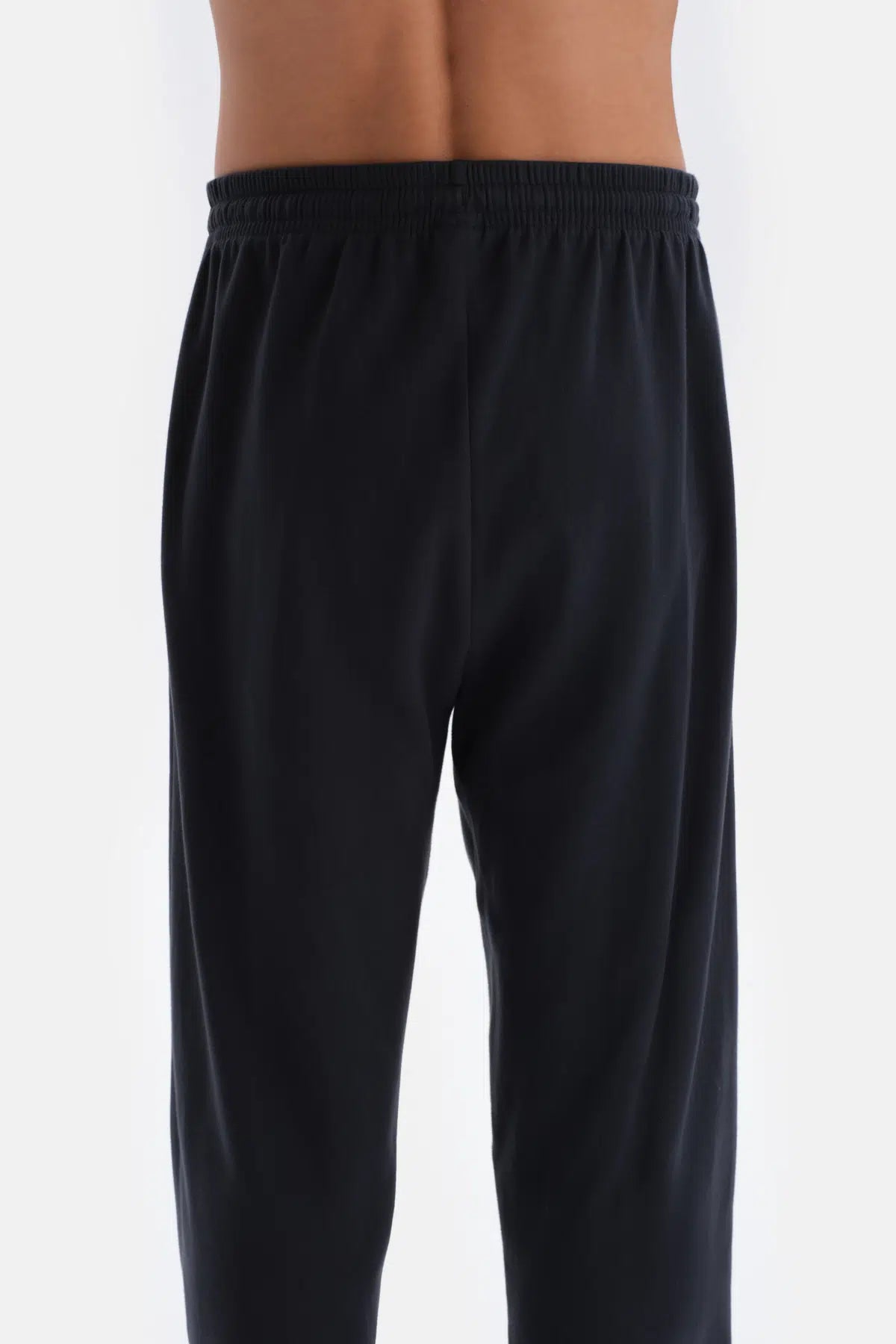 Lacivert Düz Paça Pamuklu Pijama Altı