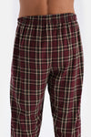Multicolor Ekose Dokuma Pantolon Pijama Altı