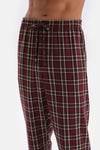 Multicolor Ekose Dokuma Pantolon Pijama Altı