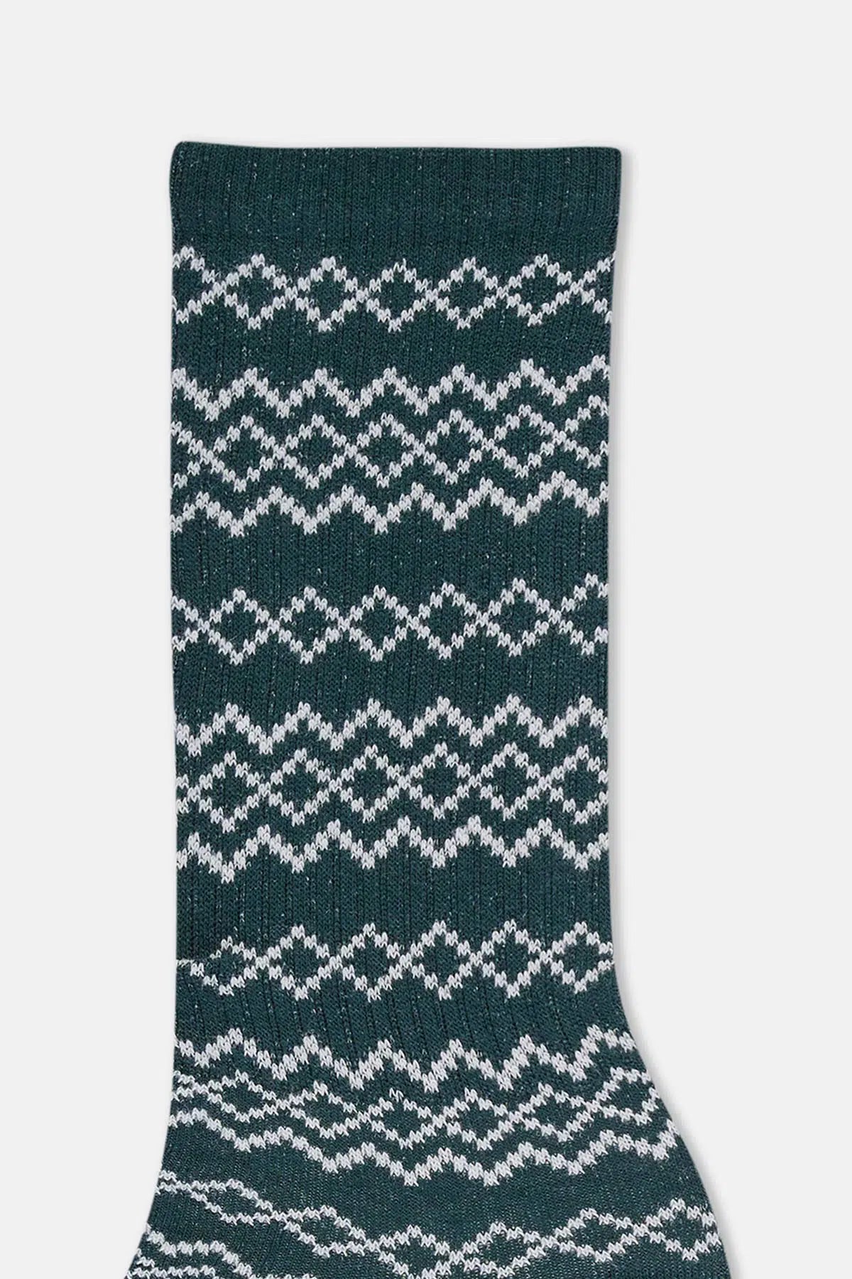 Multicolor Erkek 2'Li Geyik Desenli Yılbaşı Çorabı