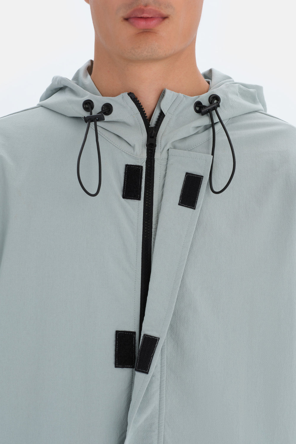 Mint Yeşili Dagi Active Mint i Sırt Baskı Detaylı Mont