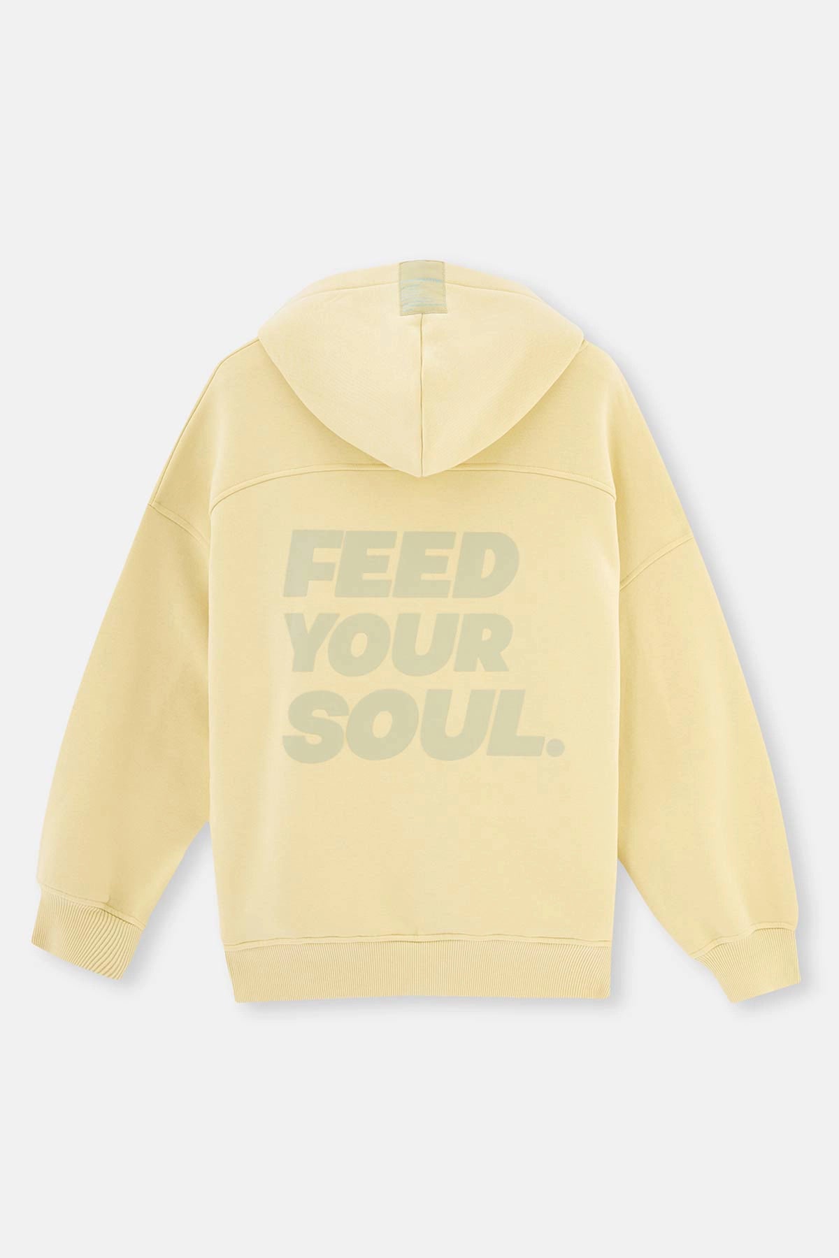 Açık Yeşil Dagi Active Sırt Baskılı Kapüşonlu Sweatshirt