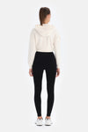 Ekru Dagi Active Çapraz Detaylı Kapüşonlu Modal Sweatshirt