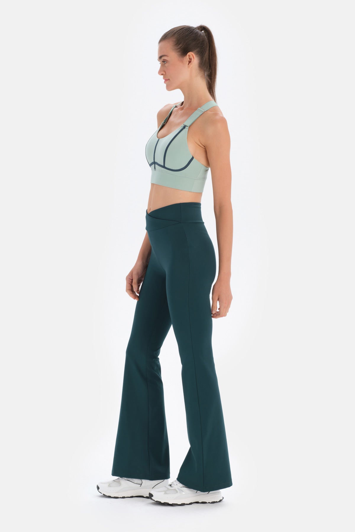 Mint Yeşili Dagi Active Biye Detaylı Spor Sütyeni