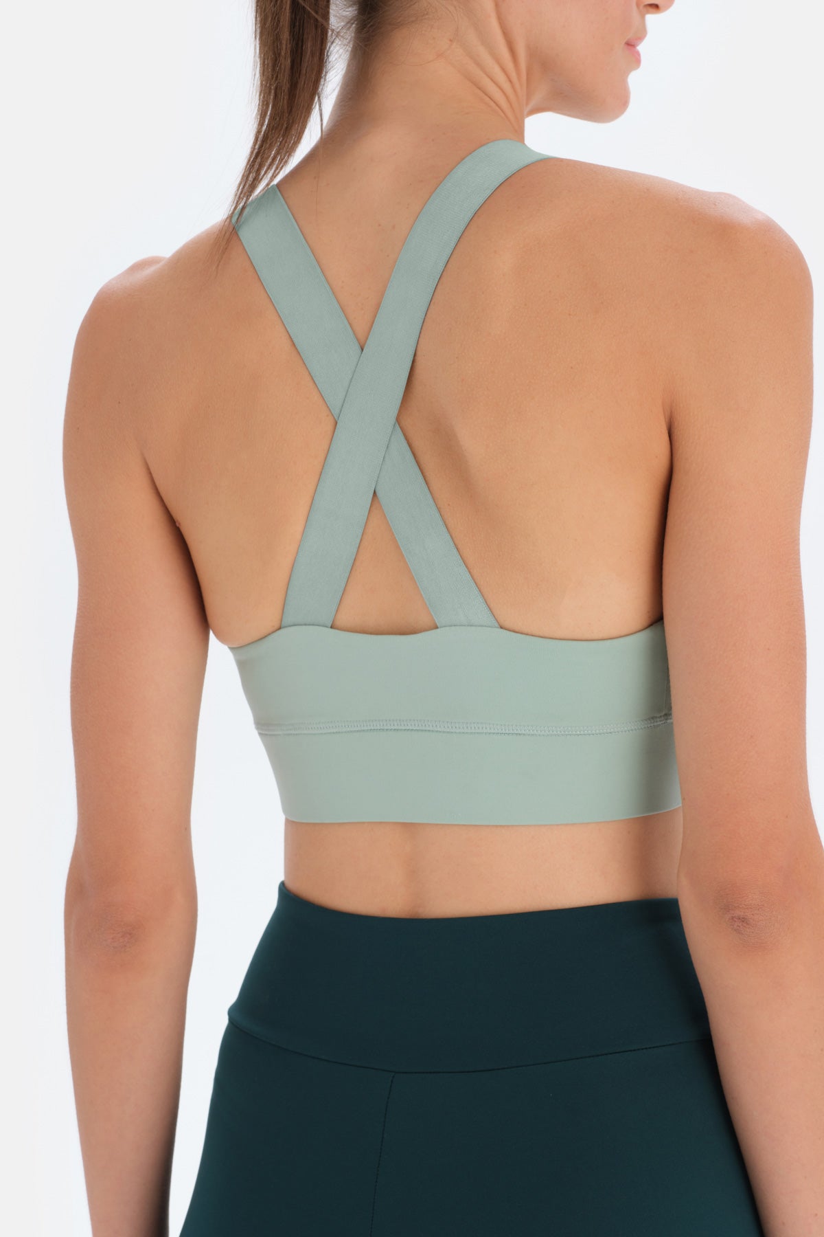 Mint Yeşili Dagi Active Biye Detaylı Spor Sütyeni