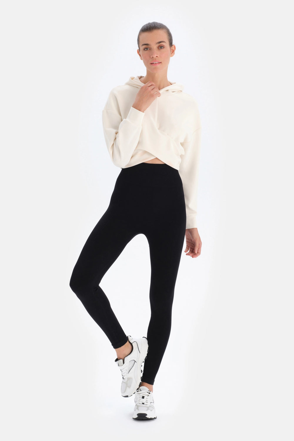 Siyah Dagi Active Kadın Seamless Tayt