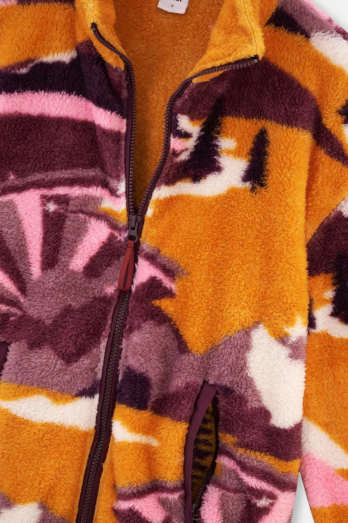 Multicolor Dagi Active Kadın Dağ Baskılı Polar Sweatshirt