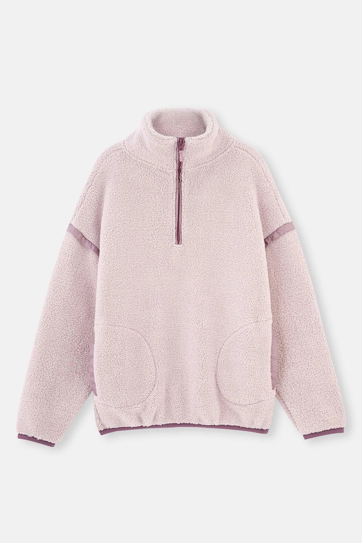 Açık Lila Dagi Active Kadın Polar Sweatshirt