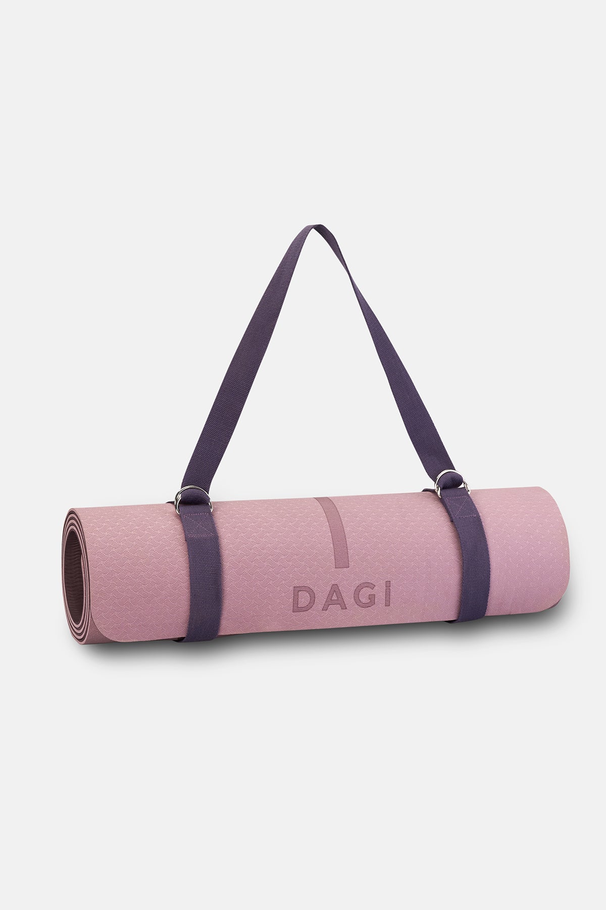 Lila Yoga Matı Bodylıne Baskılı