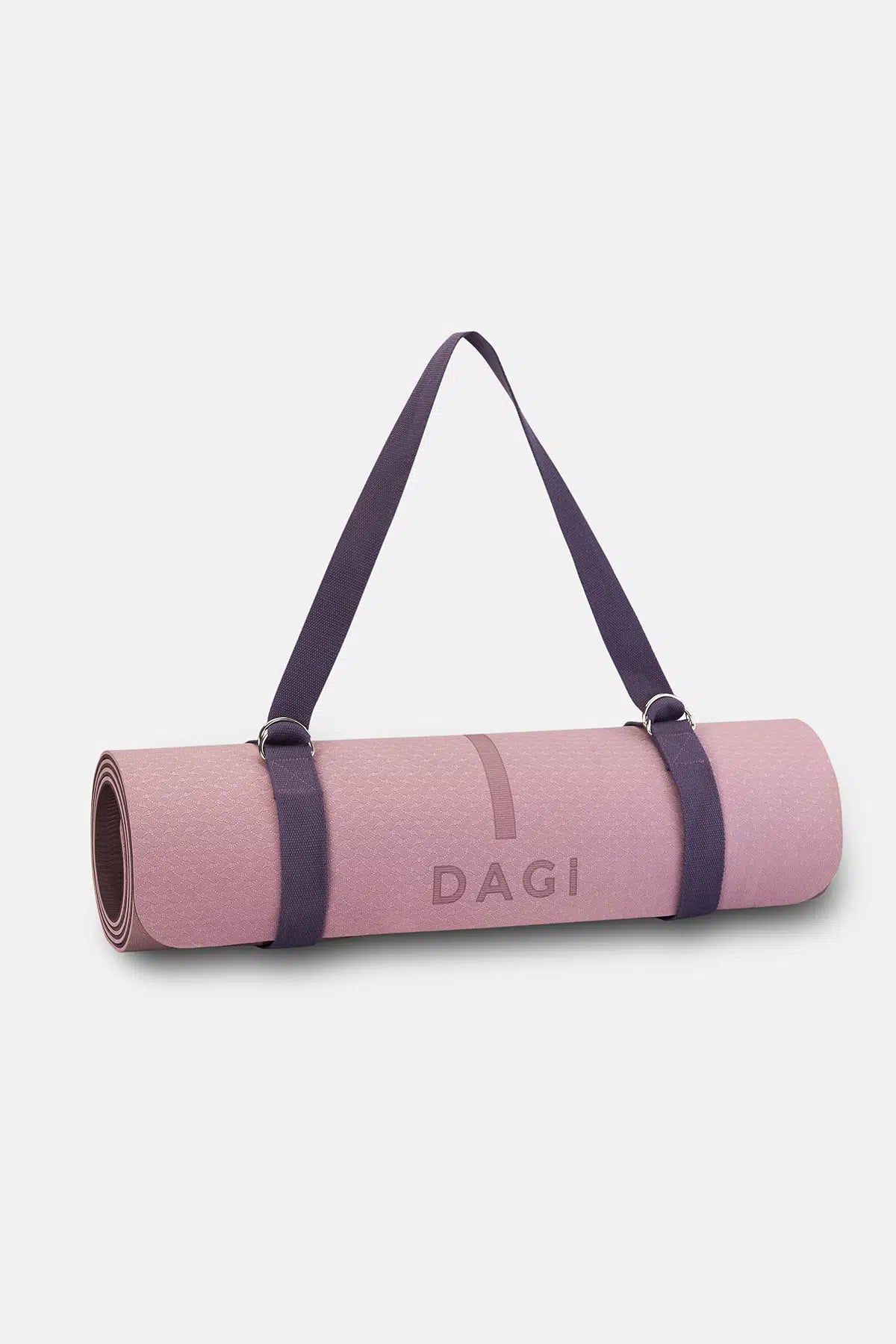 Lila Yoga Matı Bodylıne Baskılı