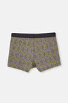 Açık Haki Desenli Pamuklu Boxer