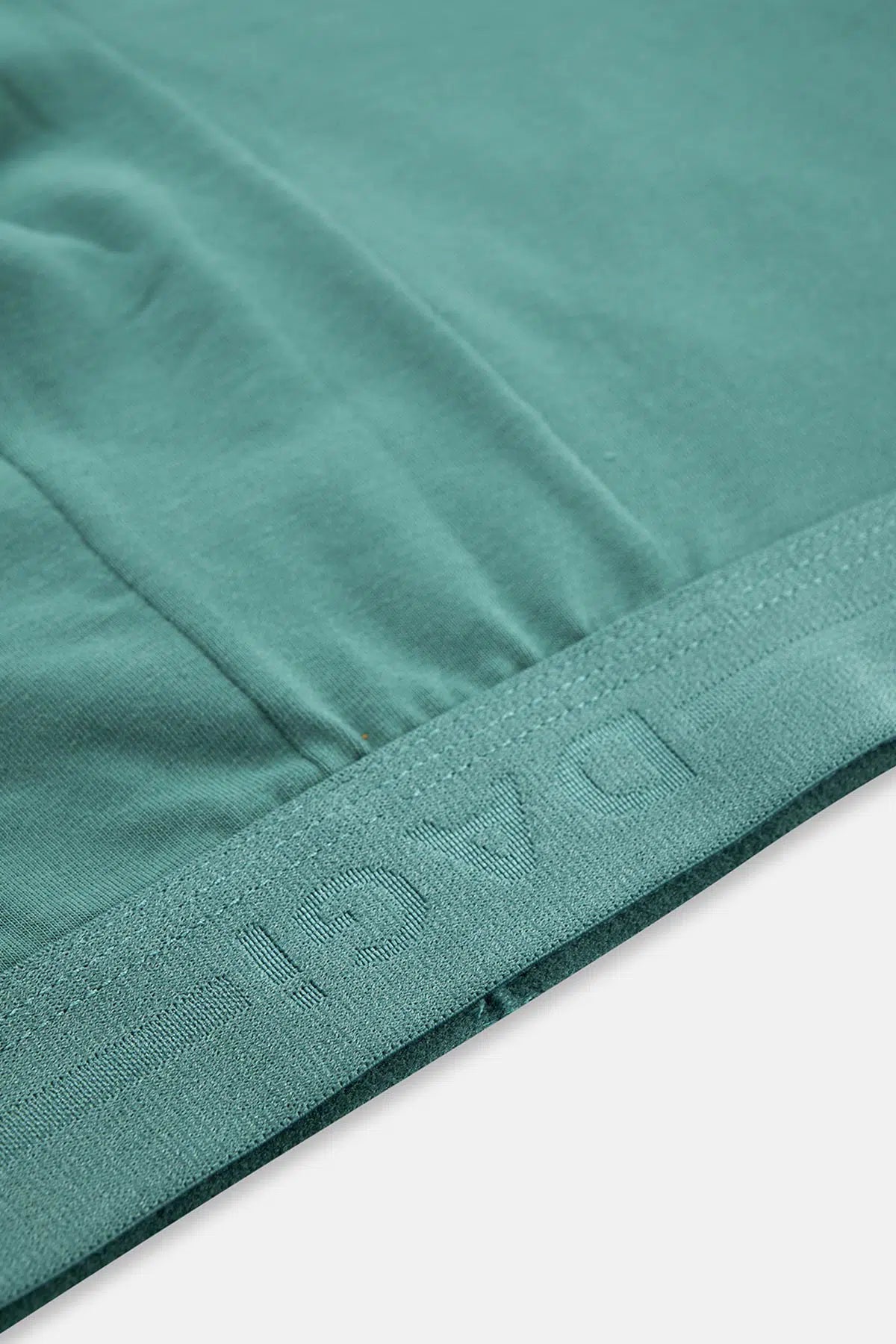 Siyah-Yeşil 2'li Düz Pamuklu Boxer