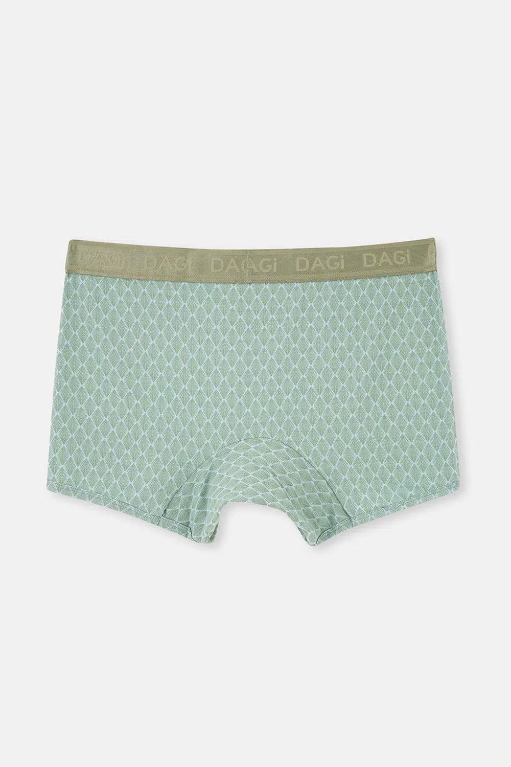 Açık Haki-Açık Mavi 2'li Desenli Micro Modal Boxer