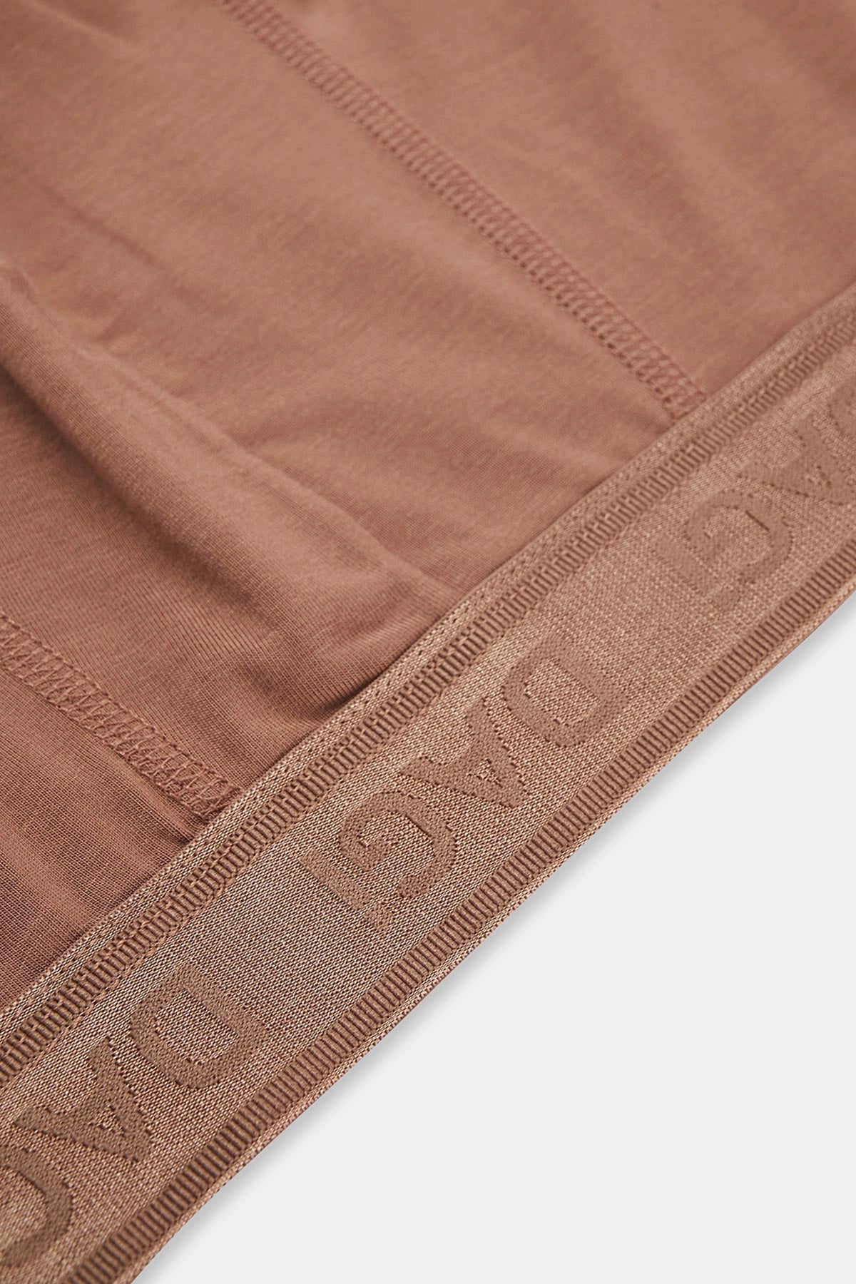 Açık Kahve-Lacivert 2'li Düz Micro Modal Boxer