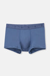 Açık Kahve-Lacivert 2'li Düz Micro Modal Boxer
