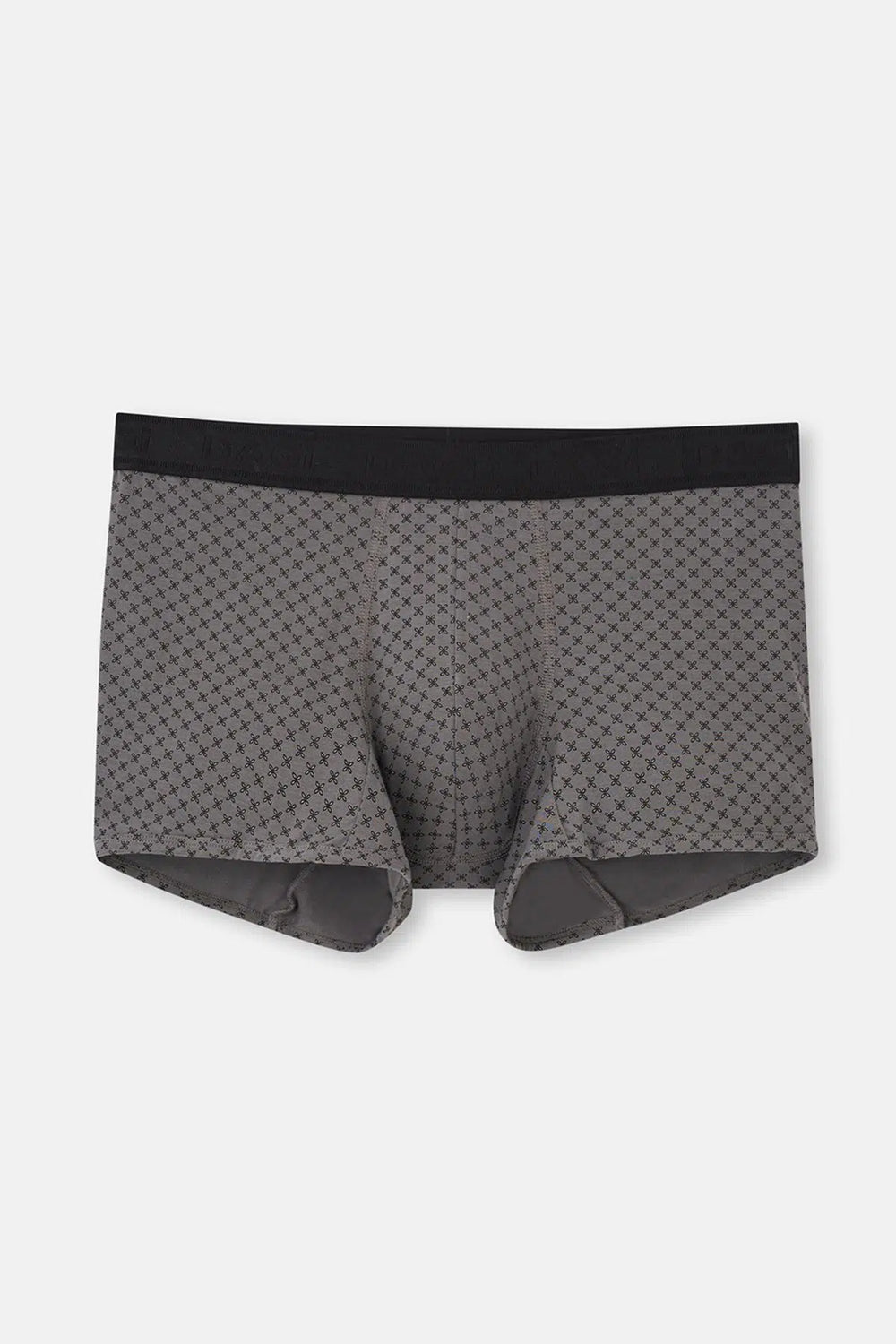 Açık Gri-Gri 3'Lü Desenli Micro Modal Boxer