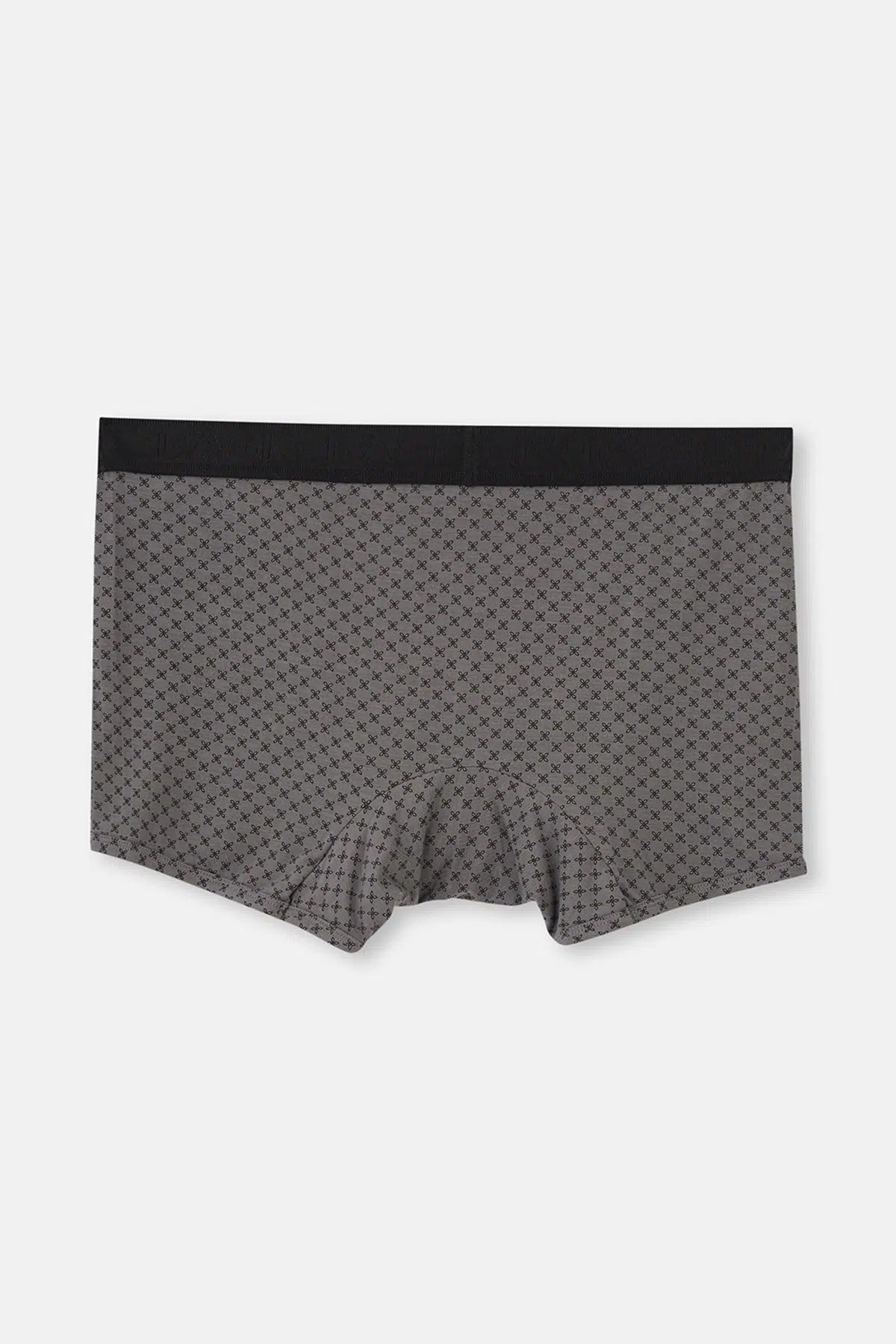 Açık Gri-Gri 3'Lü Desenli Micro Modal Boxer