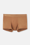 Açık Kahve-Lacivert 3'Lü Desenli Micro Modal Boxer