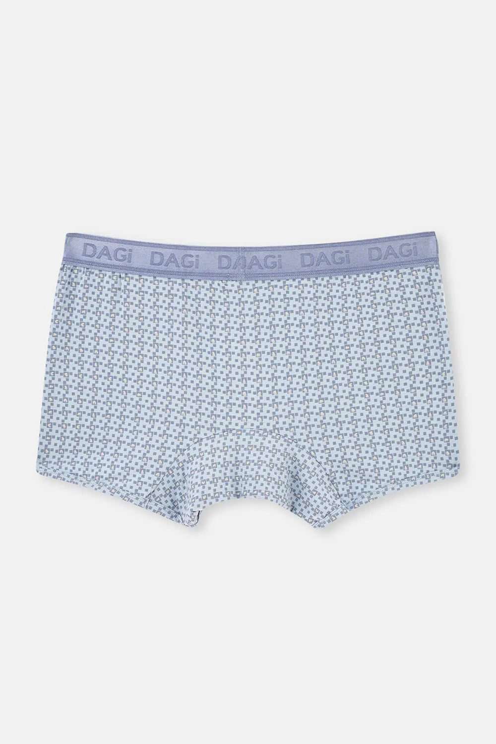 Açık Gri-Gri 3'lü Desenli Micro Modal Boxer
