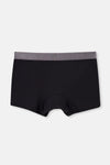 Siyah 3'lü Düz Micro Modal Boxer