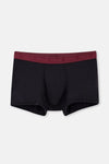 Siyah 3'lü Düz Micro Modal Boxer