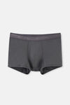 Antrasit-Hardal-Mavi 3'lü Düz Micro Modal Boxer