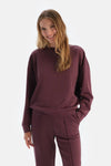 Mürdüm Basıc Modal Sweatshırt
