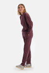 Mürdüm Basıc Modal Sweatshırt
