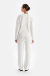 Beyaz Polar Sweatshırt