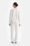 Beyaz Polar Sweatshırt